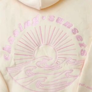 Pink Palm Puff x Amare Sweatshirt